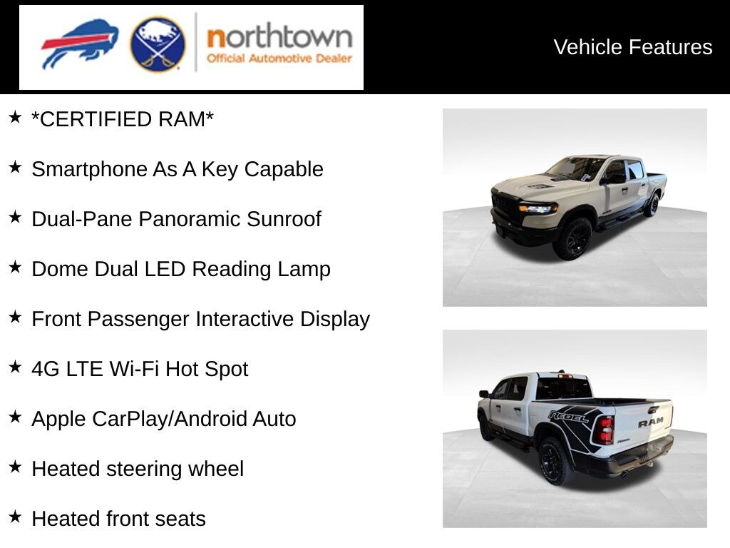 Used 2025 Ram 1500 Rebel Truck Crew Cab