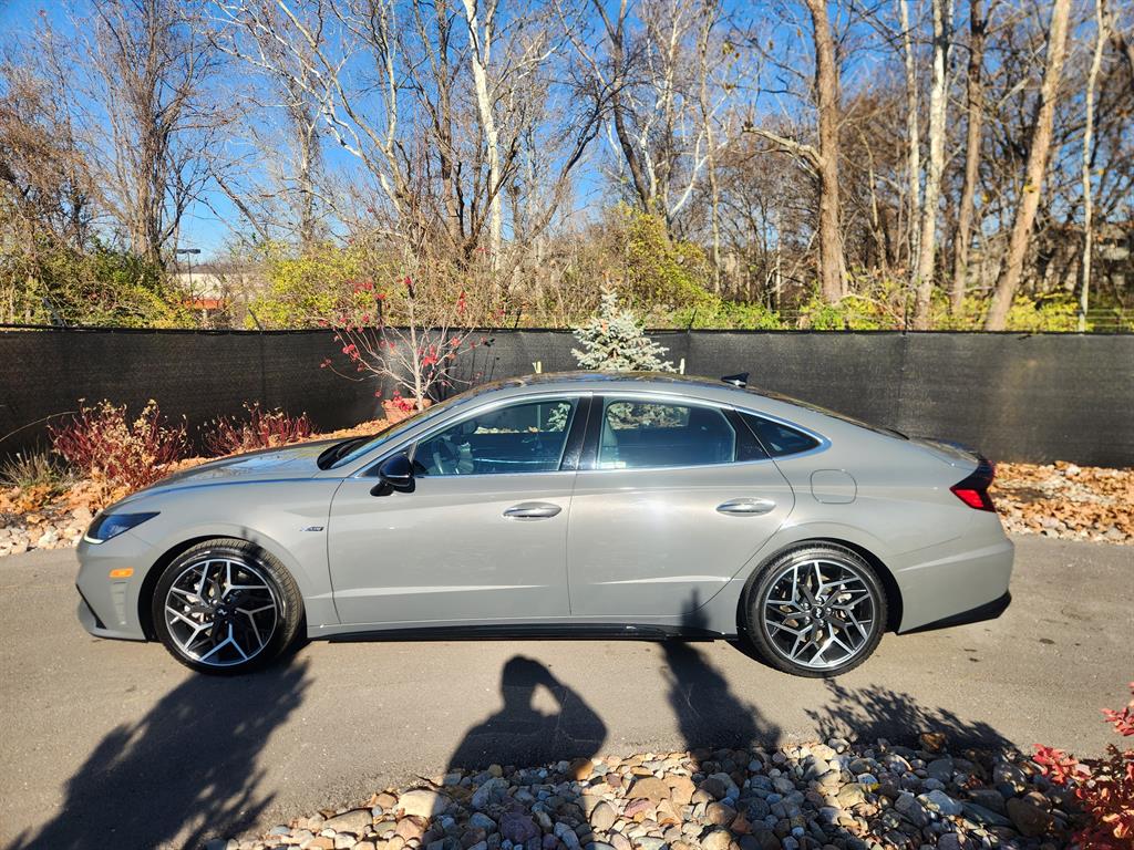 Used 2022 Hyundai Sonata N Line with VIN KMHL14JC9NA241756 for sale in Kansas City
