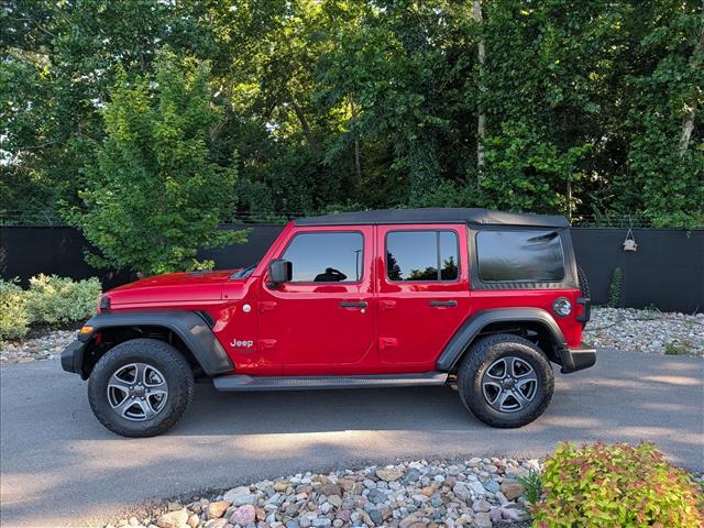 Used 2019 Jeep Wrangler Unlimited Sport S with VIN 1C4HJXDG6KW597736 for sale in Kansas City