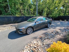 2026 Hyundai Elantra Hybrid Blue Sedan
