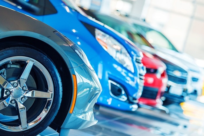 Rows of pre-owned cars in Kansas City, MO