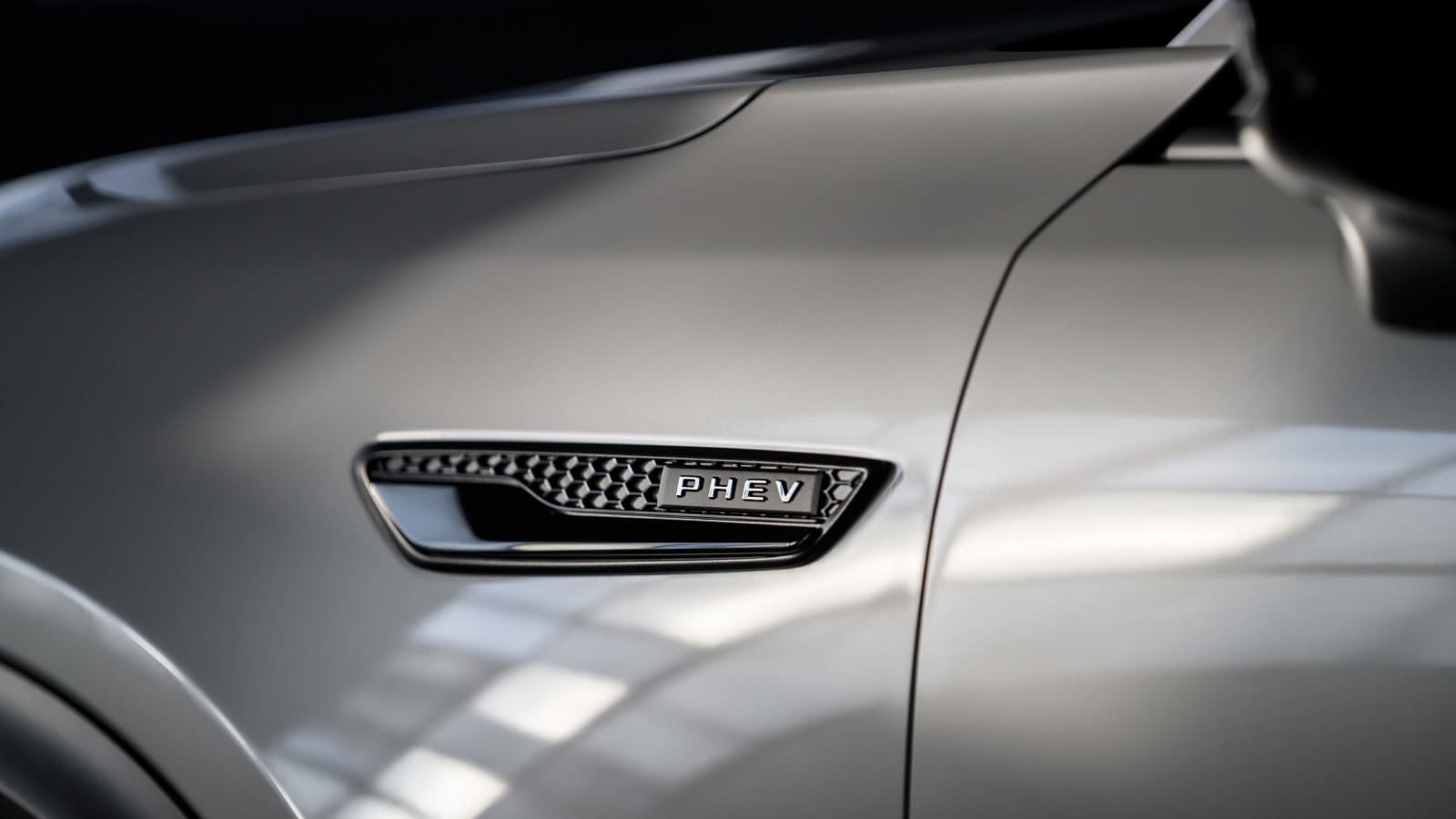 Badging of a Mazda plug-in hybrid vehicle