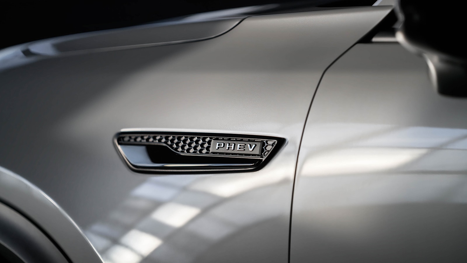 Badging of a Mazda hybrid vehicle