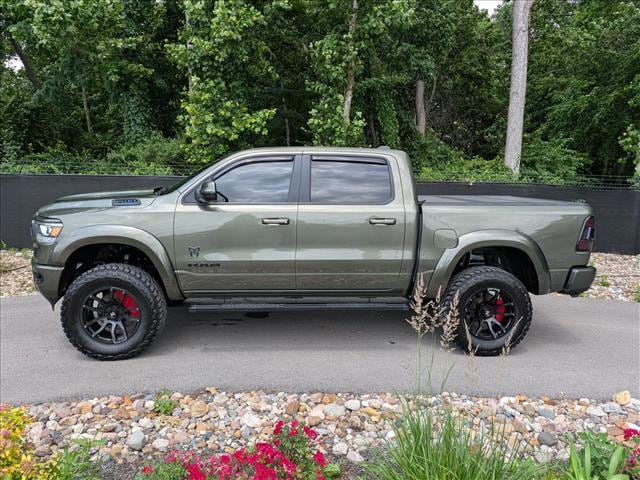 Used 2021 RAM Ram 1500 Pickup Big Horn/Lone Star with VIN 1C6SRFFT7MN759165 for sale in Kansas City