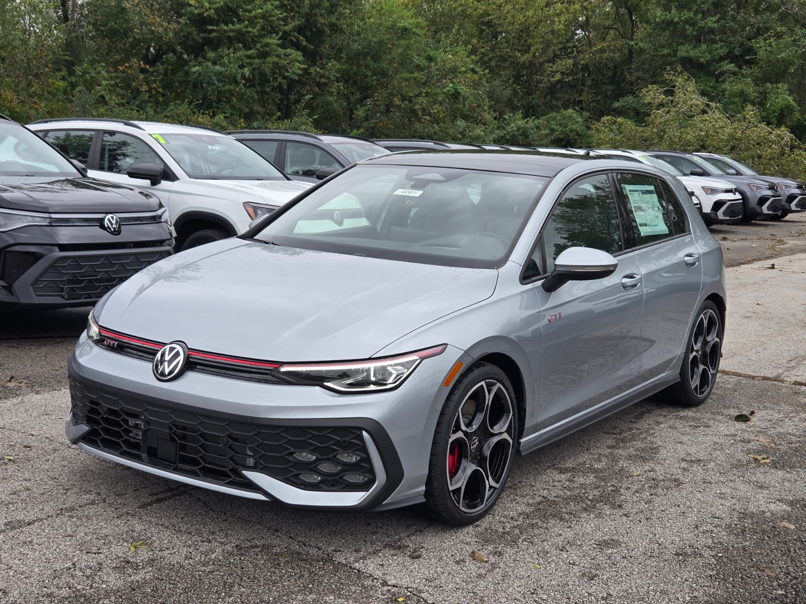 Alpine Silver 2026 Volkswagen Golf GTI Hatchback Front-Wheel Drive 7-Speed Automatic