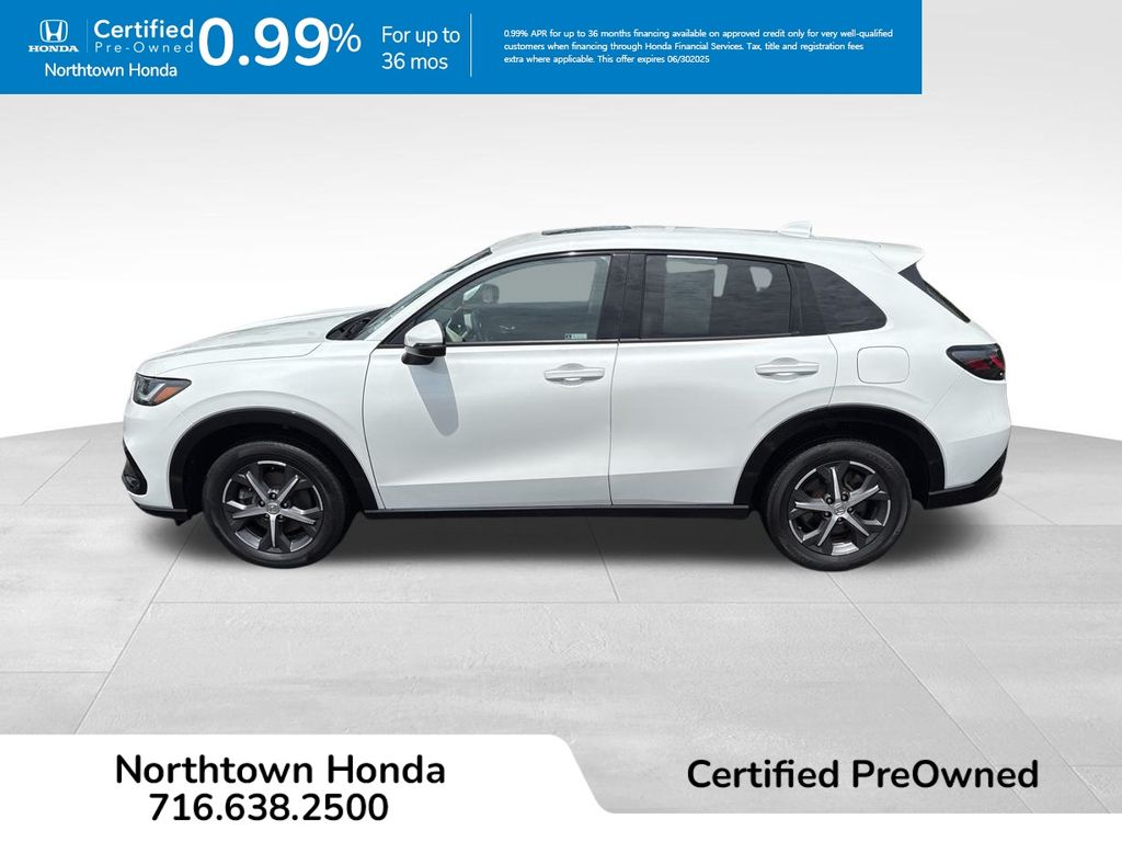 Certified 2023 Honda HR-V EX-L with VIN 3CZRZ2H73PM704348 for sale in Amherst, NY