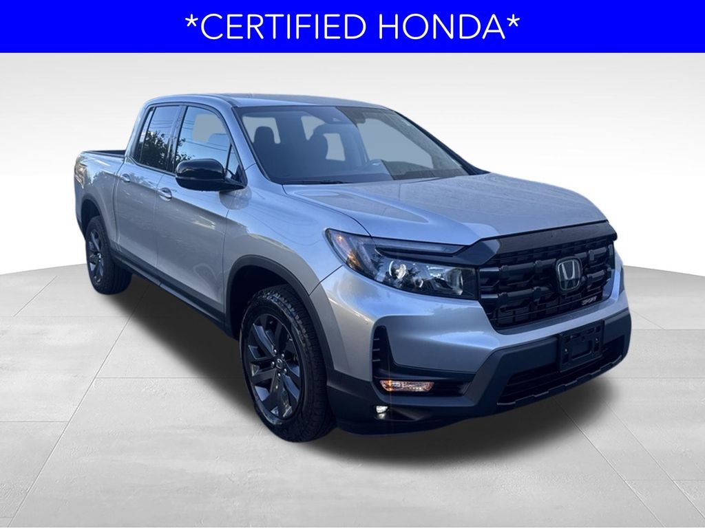 Certified 2025 Honda Ridgeline Sport Truck Crew Cab
