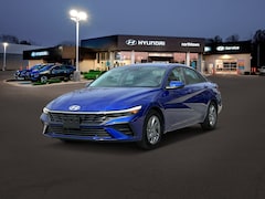 2025 Hyundai Elantra Hybrid Blue Sedan