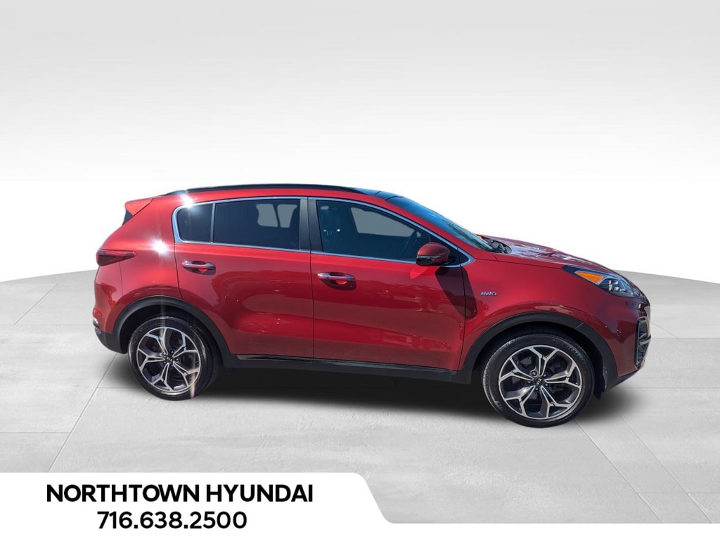 Used 2020 Kia Sportage SX with VIN KNDPRCA62L7660352 for sale in Amherst, NY