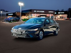 2025 Hyundai Elantra Hybrid Blue Sedan