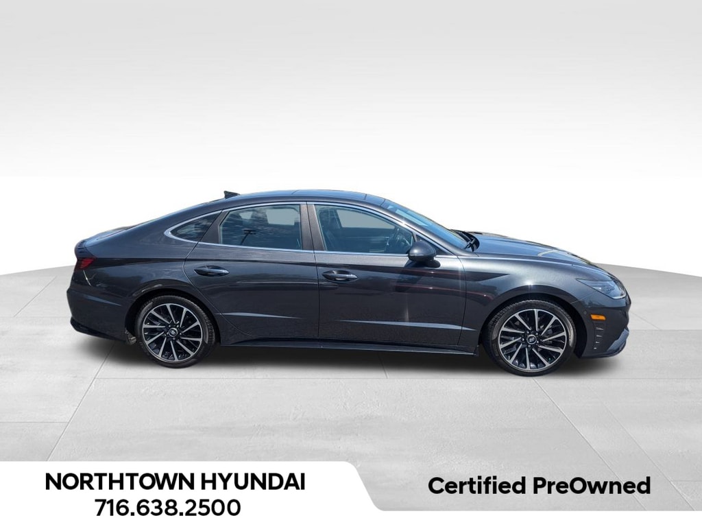 Certified 2021 Hyundai Sonata Limited with VIN 5NPEH4J26MH079978 for sale in Amherst, NY