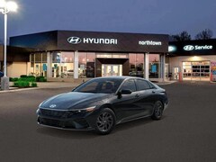 2026 Hyundai Elantra Hybrid Blue Sedan