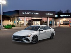 2026 Hyundai Elantra Hybrid Blue Sedan