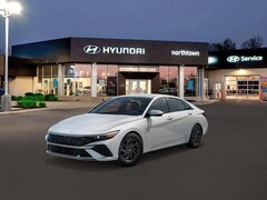 2026 Hyundai Elantra Hybrid Blue Sedan