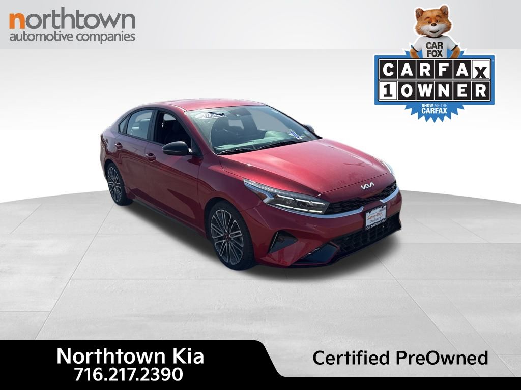 Certified 2022 Kia FORTE GT with VIN 3KPF44ACXNE421351 for sale in Amherst, NY