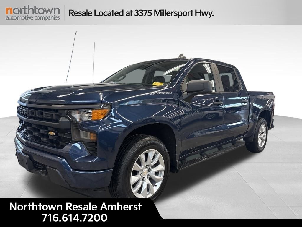 Used 2022 Chevrolet Silverado 1500 Custom Truck Crew Cab