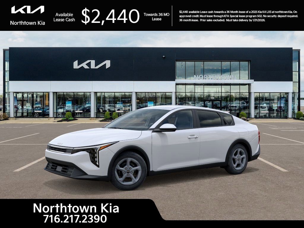 New 2025 Kia K4 LXS Sedan