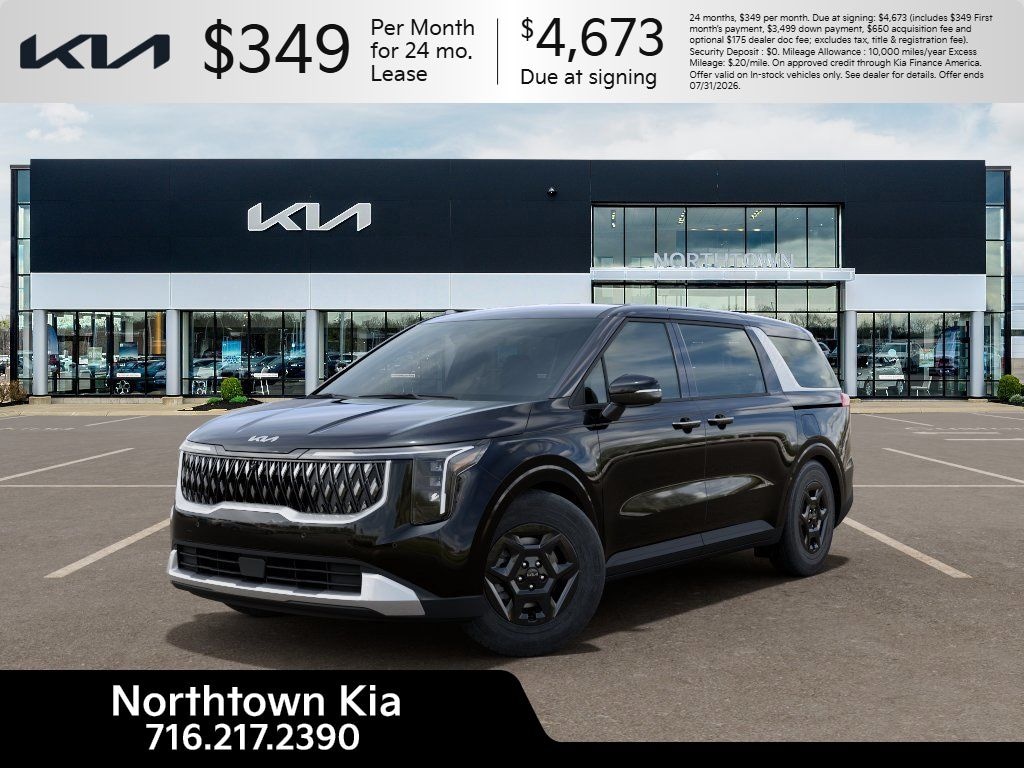 New 2026 Kia Carnival LXS Minivan/Van