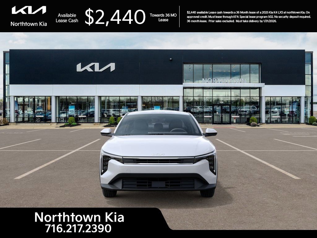 New 2025 Kia K4 LXS Sedan