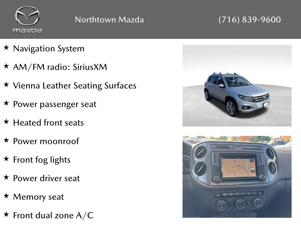 Used 2016 Volkswagen Tiguan SEL SUV