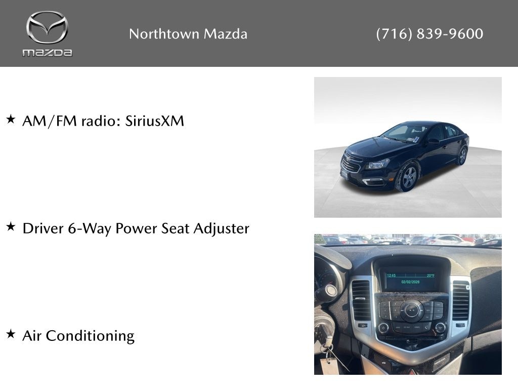 Used 2015 Chevrolet Cruze 1LT Sedan