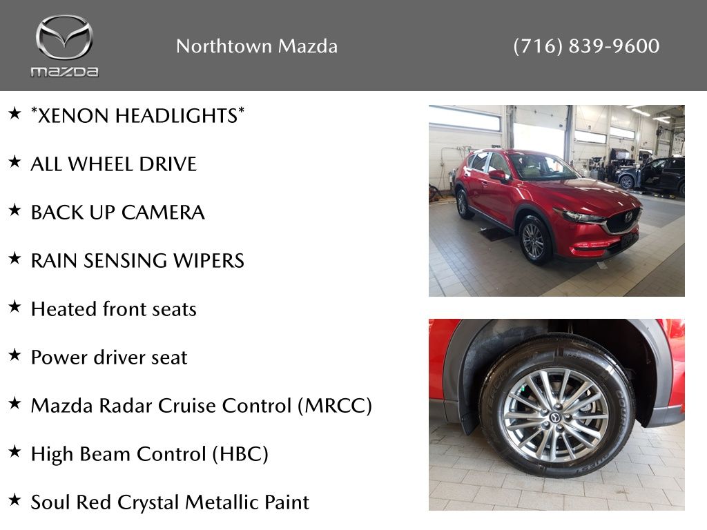 Used 2017 Mazda CX-5 Touring with VIN JM3KFBCL9H0123808 for sale in Amherst, NY