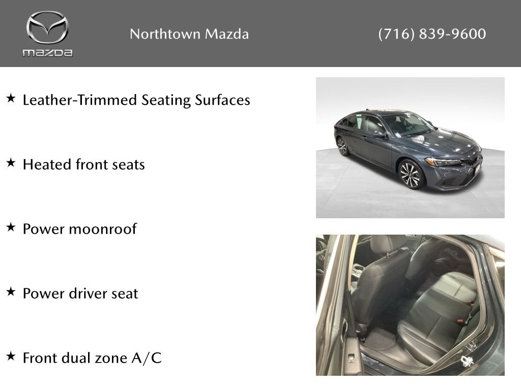 Used 2024 Honda Civic EX-L Hatchback