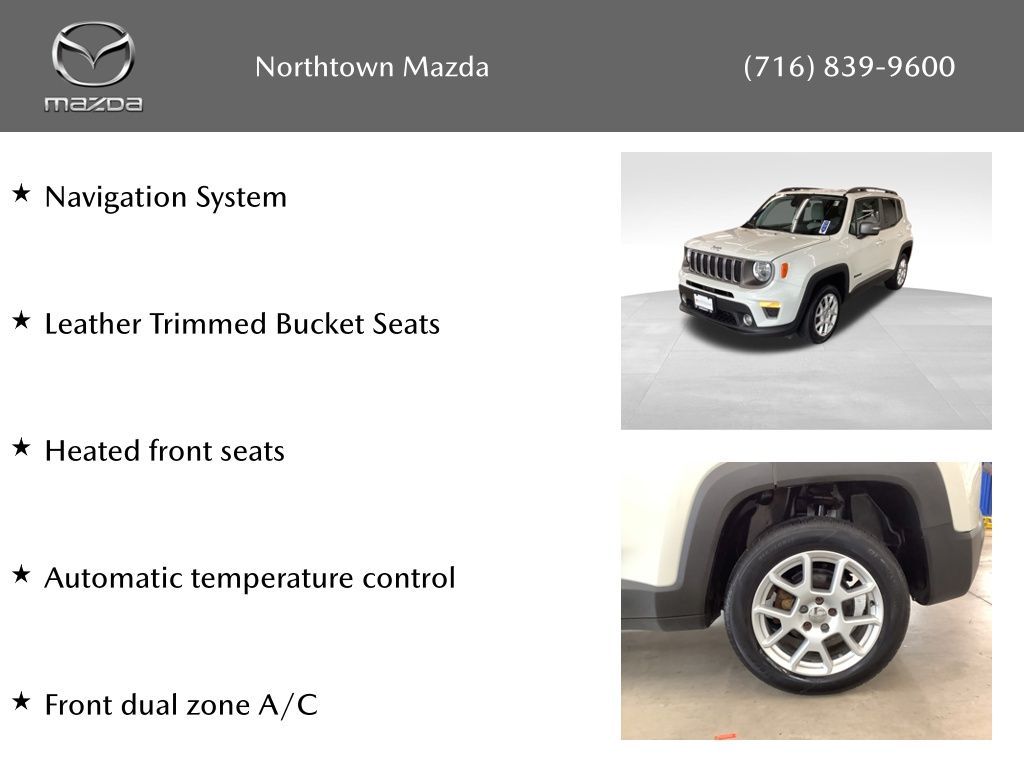 Used 2021 Jeep Renegade Limited with VIN ZACNJDD11MPM34342 for sale in Amherst, NY