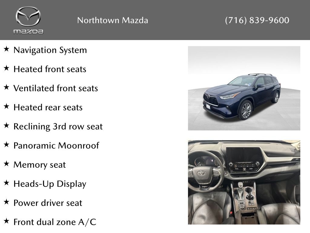 Used 2022 Toyota Highlander Platinum SUV