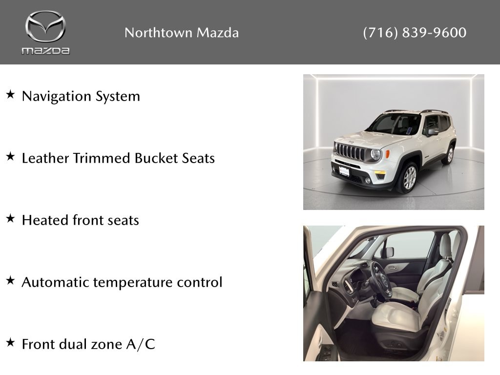Used 2021 Jeep Renegade Limited with VIN ZACNJDD11MPM34342 for sale in Amherst, NY