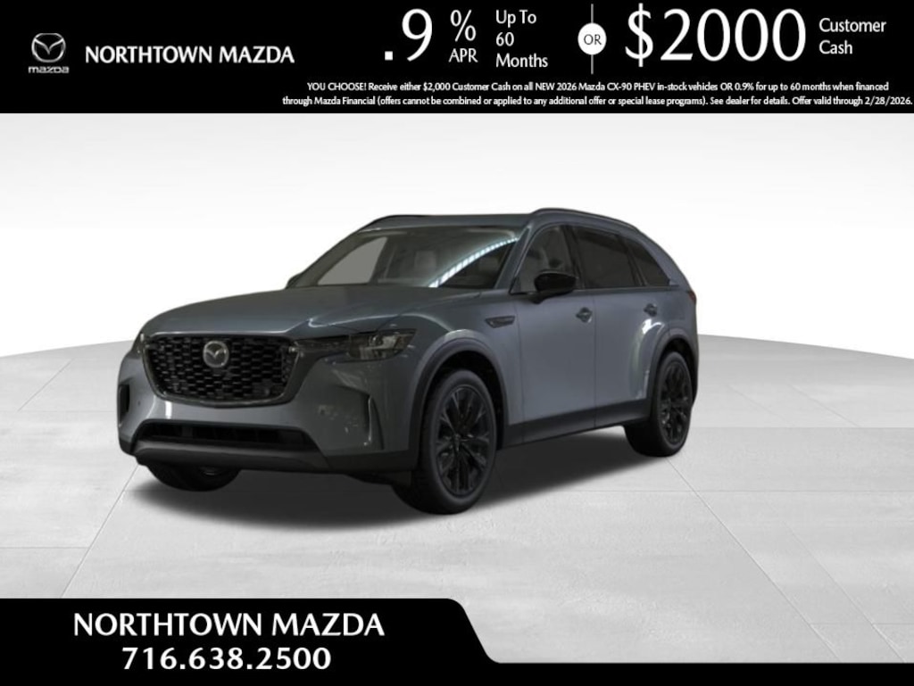 New 2026 Mazda CX-90 Plug-In Hybrid Premium Sport AWD Sport Utility