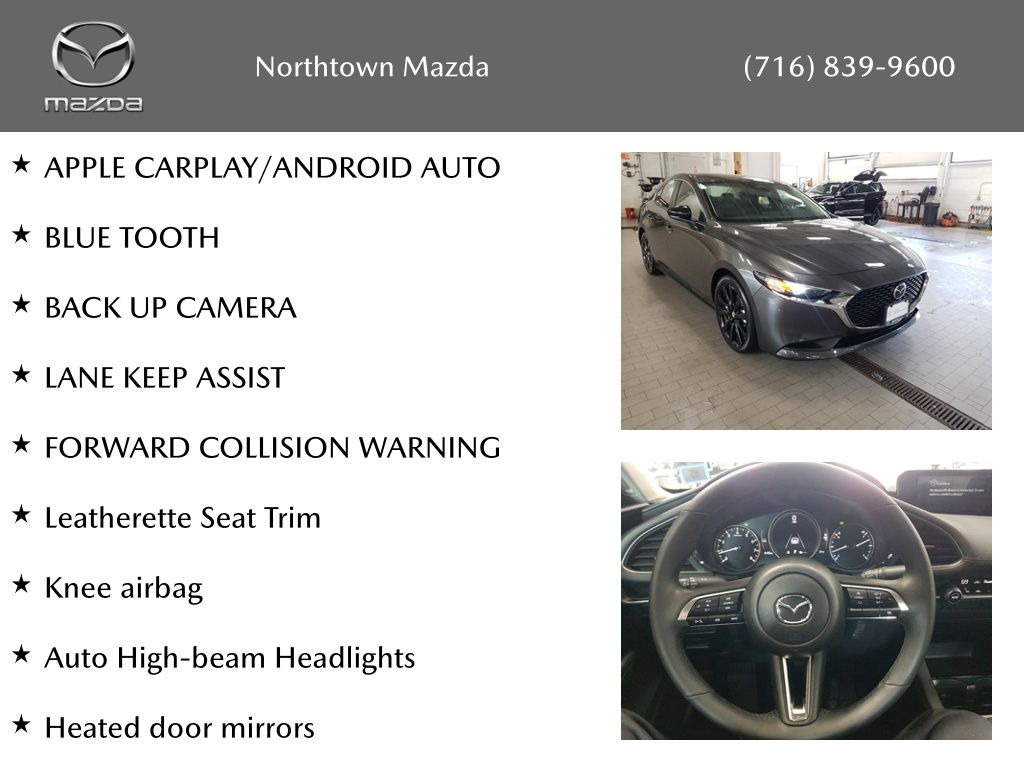 Certified 2024 Mazda Mazda3 Select Sport with VIN 3MZBPABMXRM416607 for sale in Amherst, NY