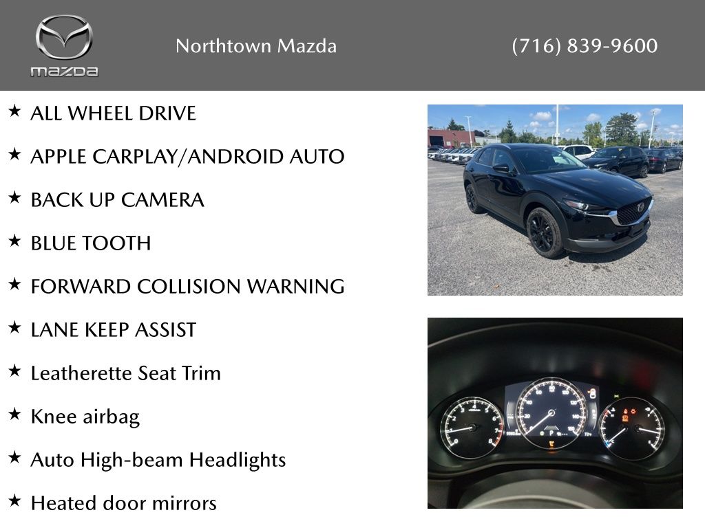 Certified 2024 Mazda CX-30 Select Sport with VIN 3MVDMBBM7RM645125 for sale in Amherst, NY