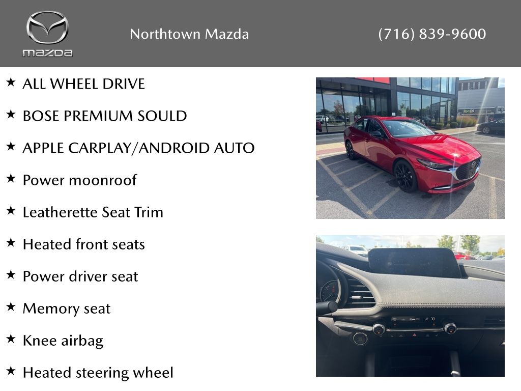 Certified 2021 Mazda Mazda3 Turbo with VIN 3MZBPBAY8MM250624 for sale in Amherst, NY