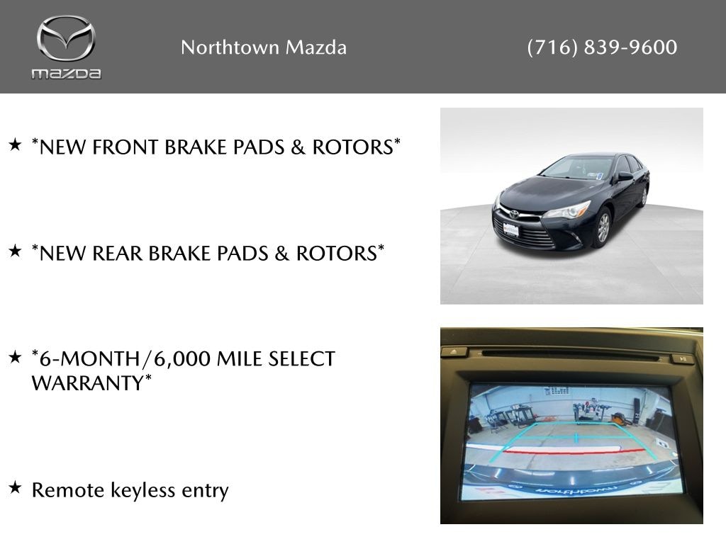 Used 2016 Toyota Camry LE Sedan