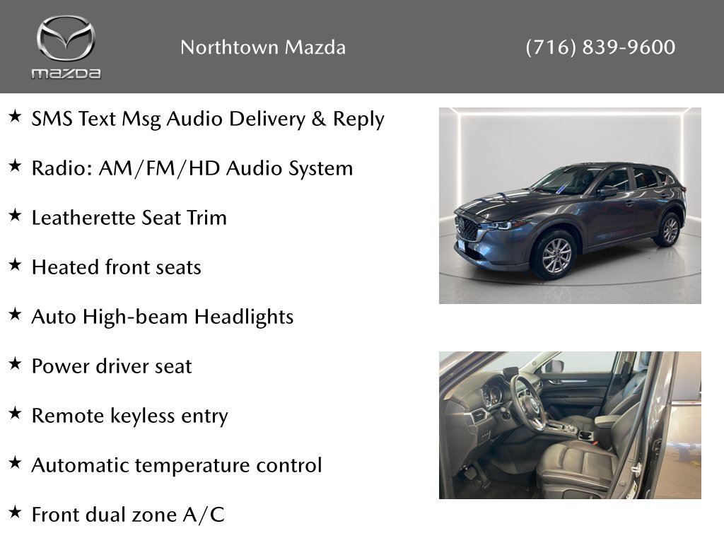 Certified 2024 Mazda CX-5 2.5 S Select Package SUV