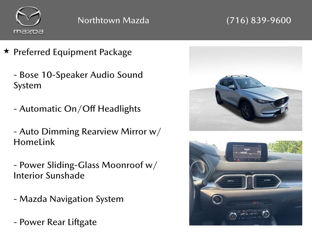 Used 2017 Mazda CX-5 Touring with VIN JM3KFBCL5H0215109 for sale in Amherst, NY