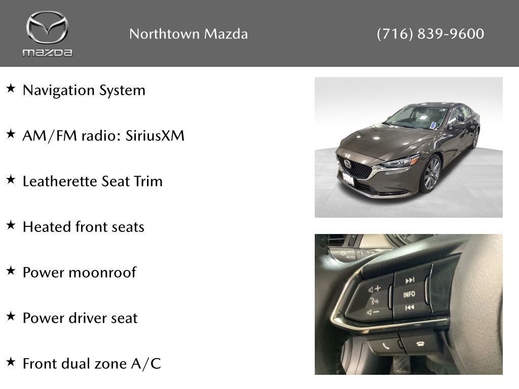 Used 2018 Mazda Mazda6 Grand Touring with VIN JM1GL1TY2J1319148 for sale in Amherst, NY