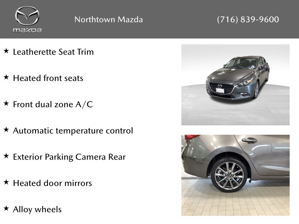 Used 2018 Mazda Mazda3 Touring with VIN 3MZBN1V38JM205080 for sale in Amherst, NY