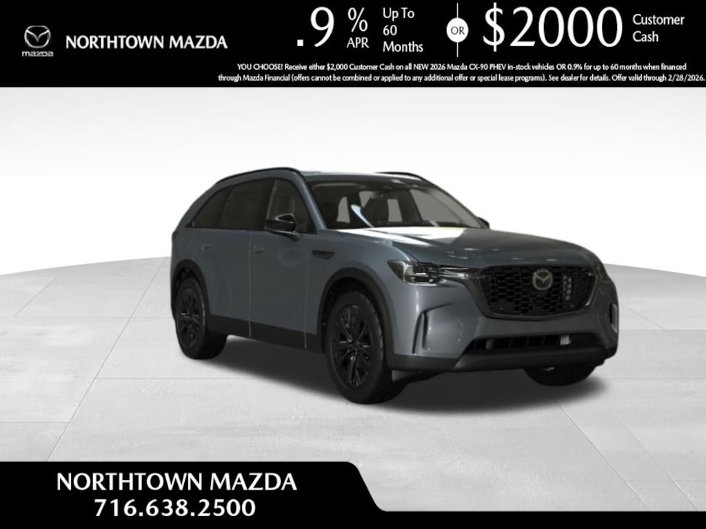New 2026 Mazda CX-90 Plug-In Hybrid Premium Sport AWD Sport Utility