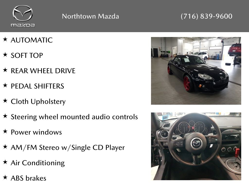 Used 2014 Mazda MX-5 Miata Sport with VIN JM1NC2JF7E0233618 for sale in Amherst, NY