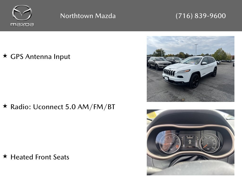 Used 2015 Jeep Cherokee Latitude with VIN 1C4PJMCB4FW746294 for sale in Amherst, NY