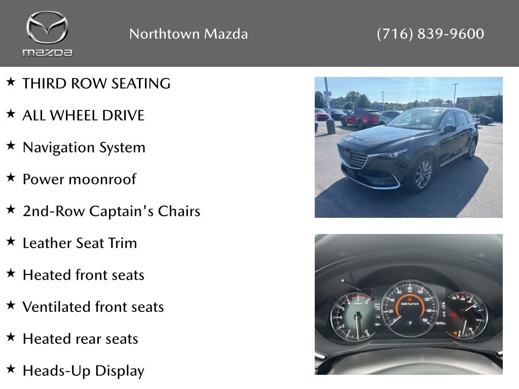 Certified 2021 Mazda CX-9 Grand Touring with VIN JM3TCBDY2M0539524 for sale in Amherst, NY