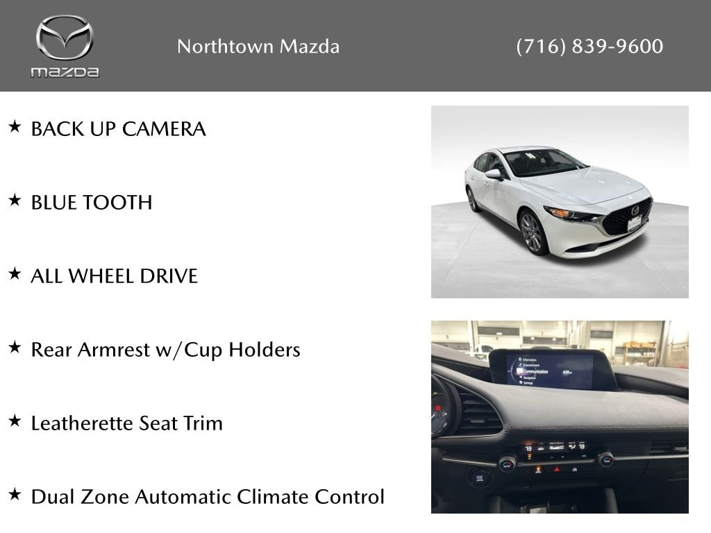 Certified 2020 Mazda Mazda3 Select Sedan