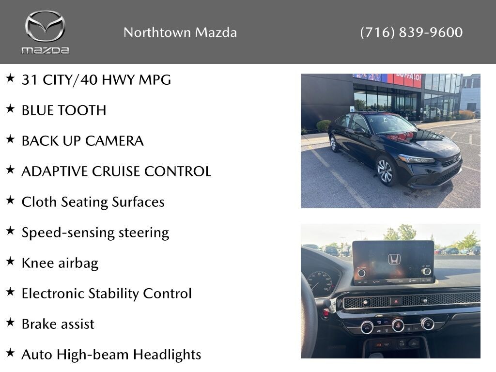 Used 2024 Honda Civic For Sale Amherst NY