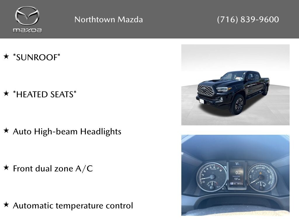 Used 2021 Toyota Tacoma TRD Sport Truck Double Cab