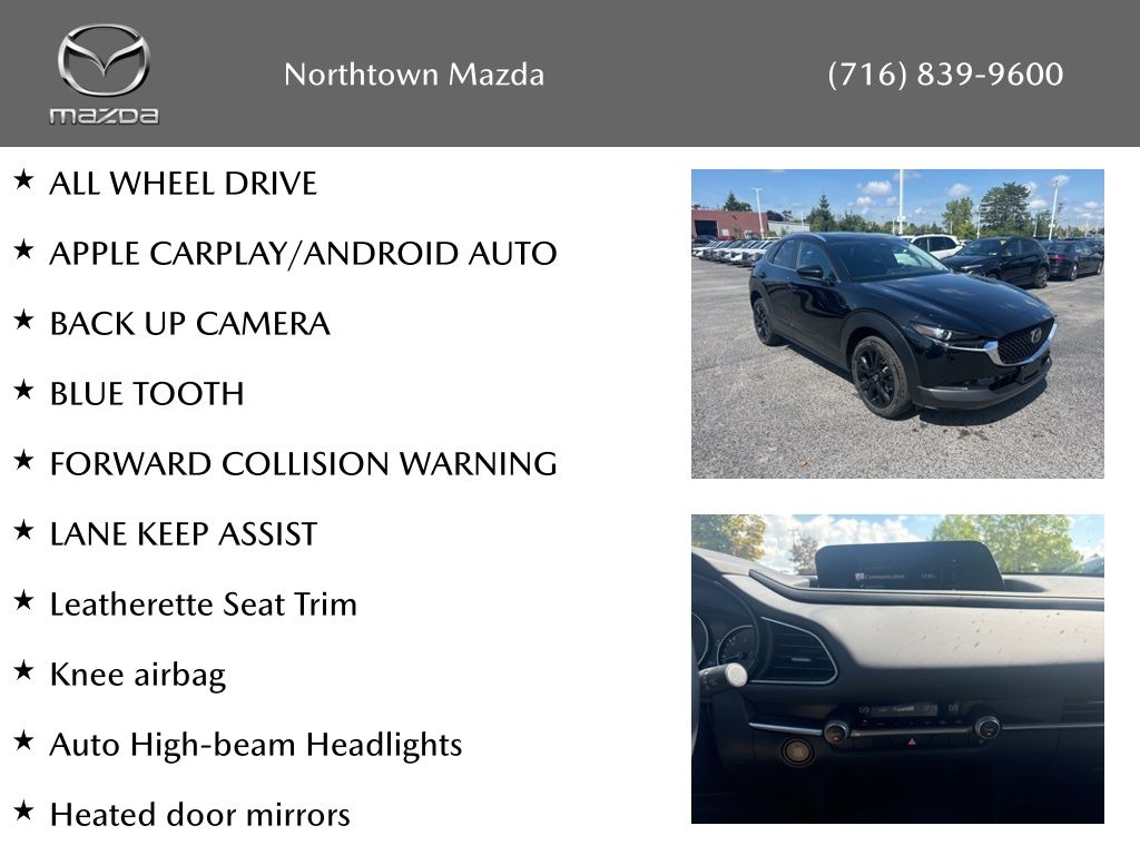 Certified 2024 Mazda CX-30 Select Sport with VIN 3MVDMBBM7RM645125 for sale in Amherst, NY