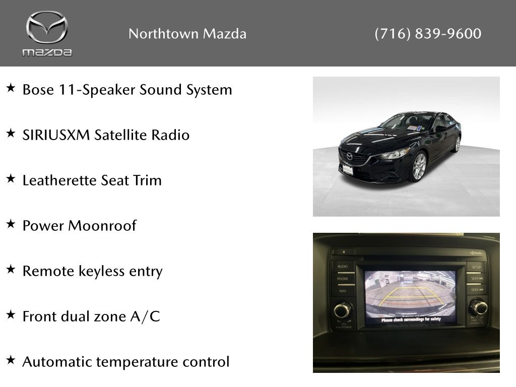 Used 2015 Mazda MAZDA6 i Touring with VIN JM1GJ1V53F1221133 for sale in Amherst, NY
