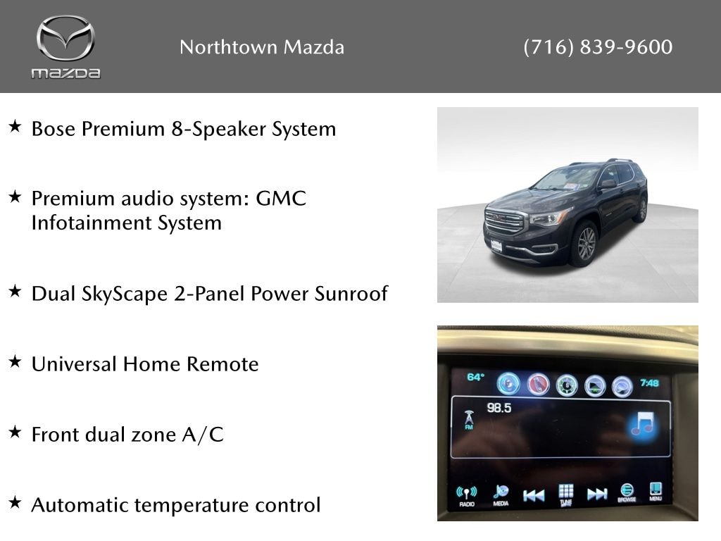 Used 2018 GMC Acadia SLE-2 SUV