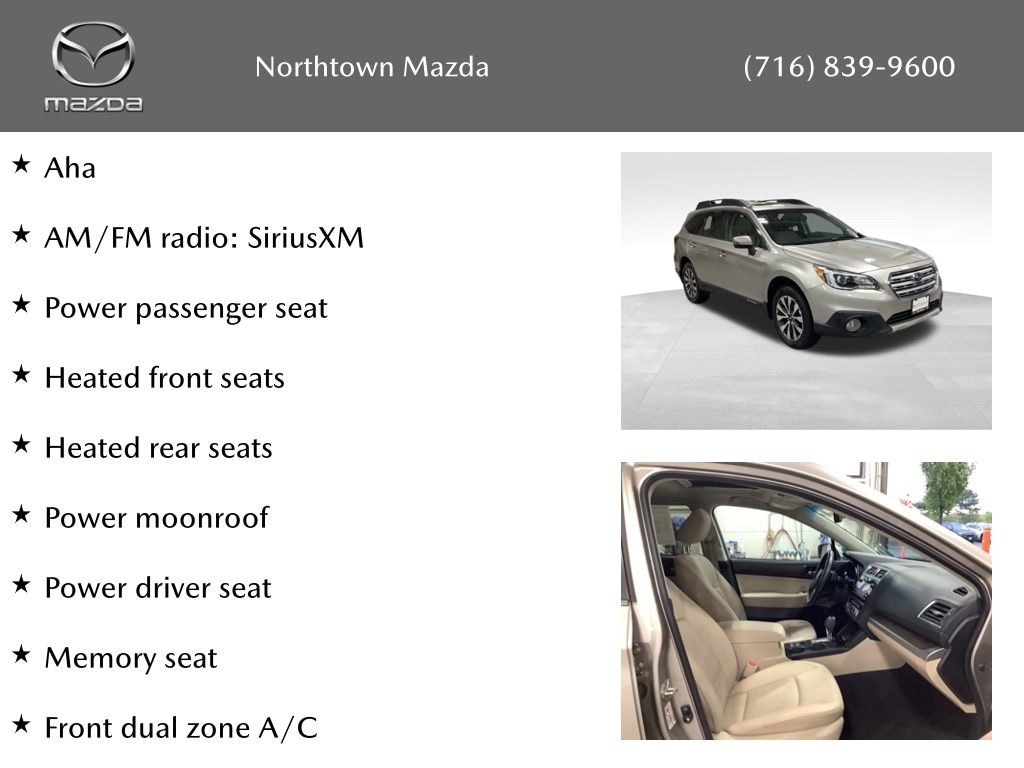 Used 2017 Subaru Outback 2.5i SUV